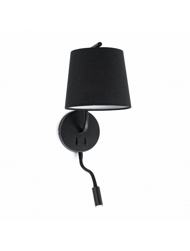 Berni, Lampada a Parete o Applique con Lettore LED, Faro Barcelona Berni, Lampada a Parete o Applique con Lettore LED, Faro Barcelona