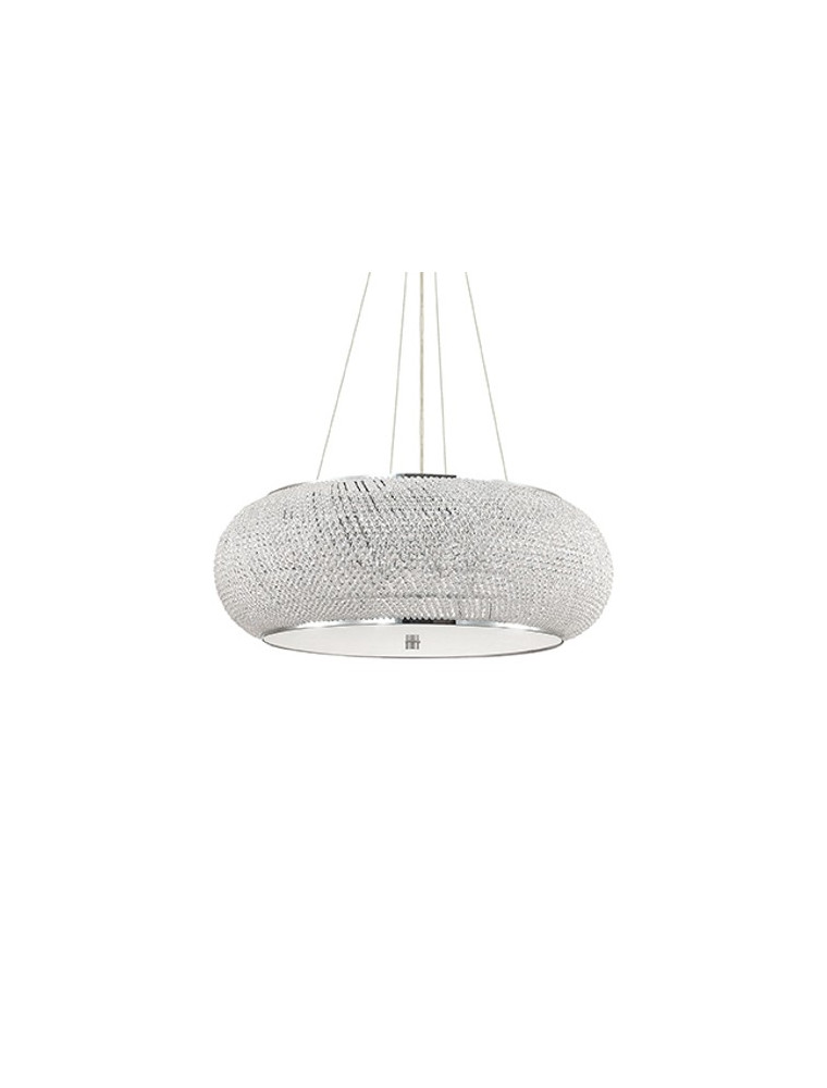 Pasha sp14 cromo, Sospensione, Ideal lux Pasha sp14 cromo, Sospensione, Ideal lux