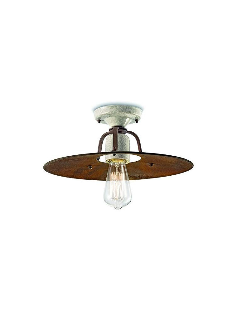 Grunge 1435, Plafoniera anticata d40, Ferroluce Grunge 1435, Plafoniera anticata d40, Ferroluce