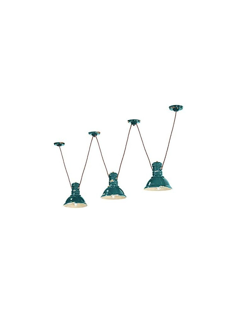 Industrial C1692, Sospensione 3 luci, Ferroluce Industrial C1692, Sospensione 3 luci, Ferroluce