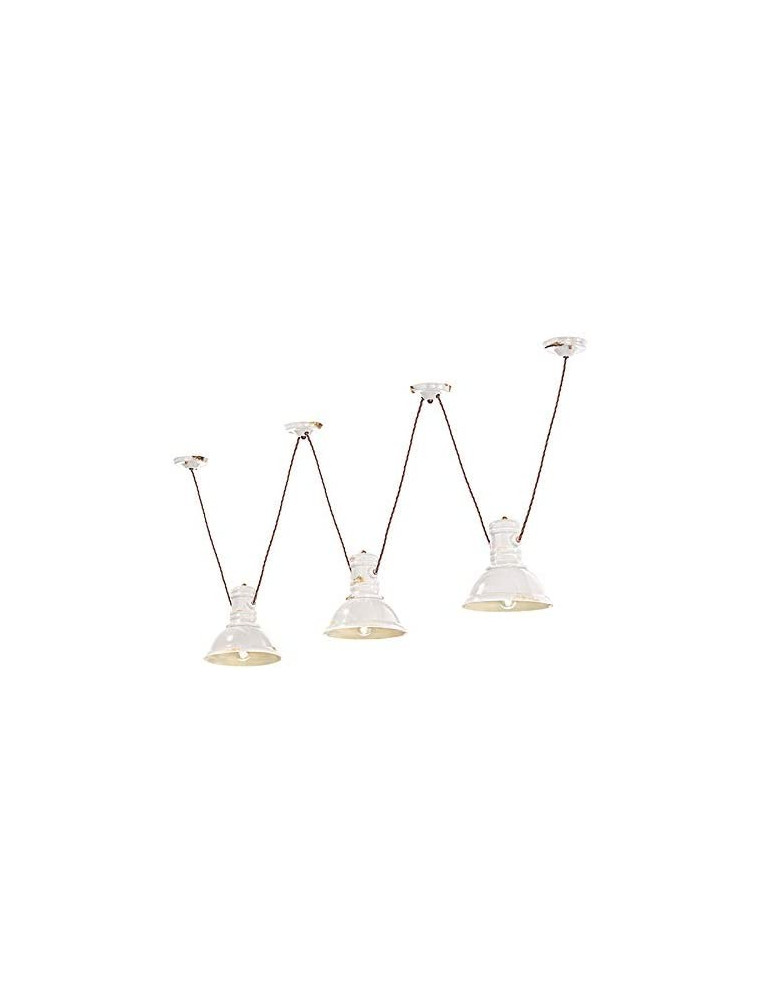 Industrial C1692, Sospensione 3 luci, Ferroluce Industrial C1692, Sospensione 3 luci, Ferroluce