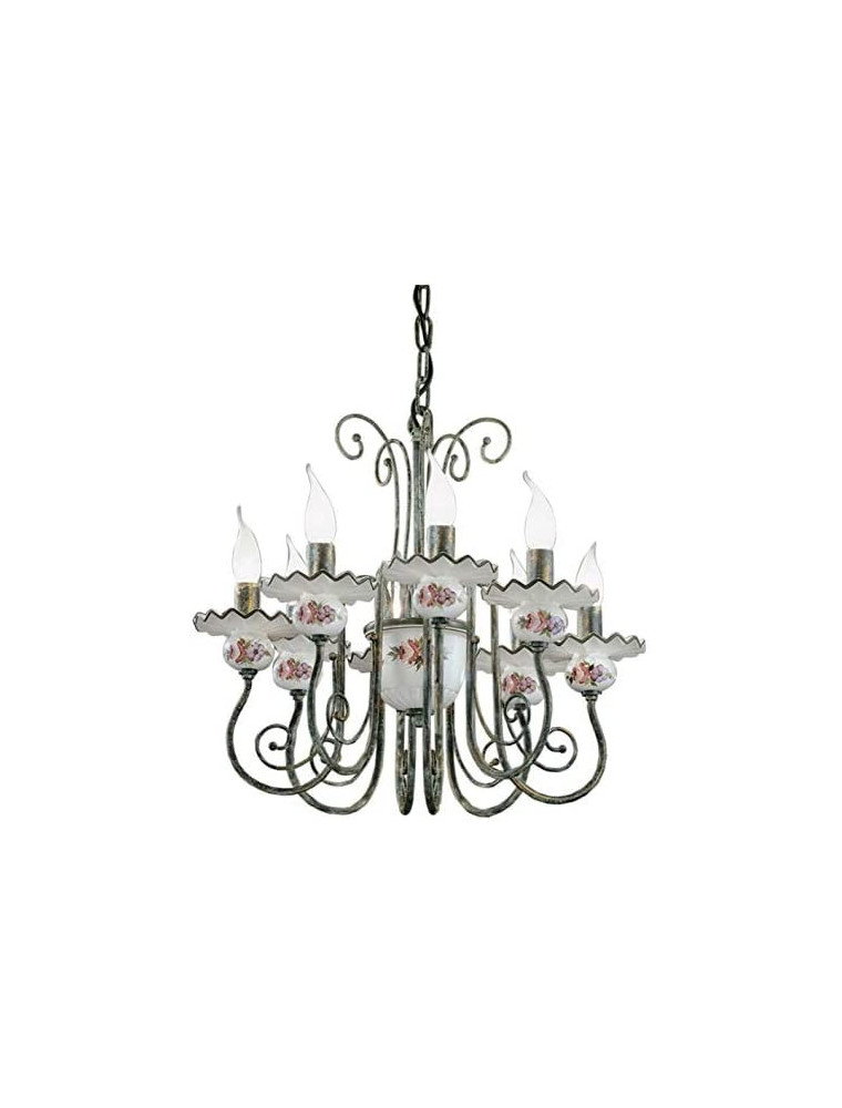 Sanremo C410-8-11.DEC.OTT, Lampadario, Ferroluce Sanremo C410-8-11.DEC.OTT, Lampadario, Ferroluce