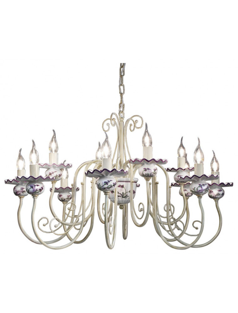 Sanremo C410-12-11.DEC.OTT, Lampadario, Ferroluce Sanremo C410-12-11.DEC.OTT, Lampadario, Ferroluce