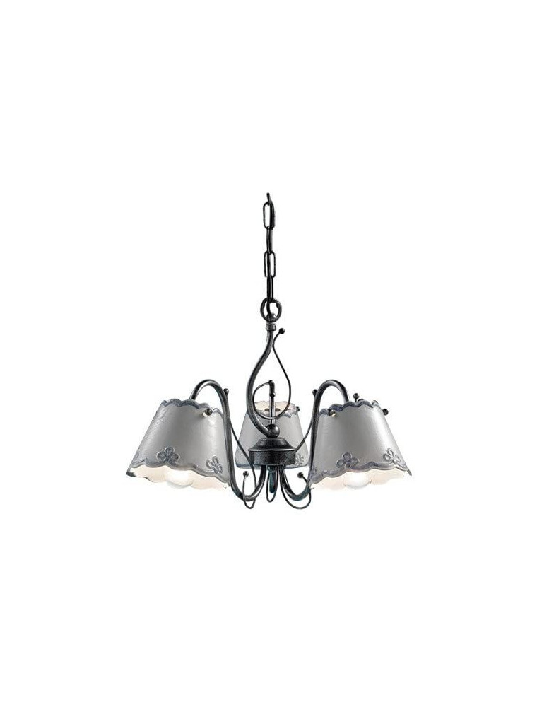 Ravenna C926-FBL, Lampadario, Ferroluce Ravenna C926-FBL, Lampadario, Ferroluce