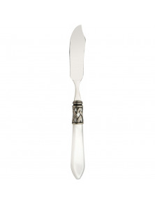ALADDIN argento anticato, Set 6 coltelli da pesce, Casa Bugatti
