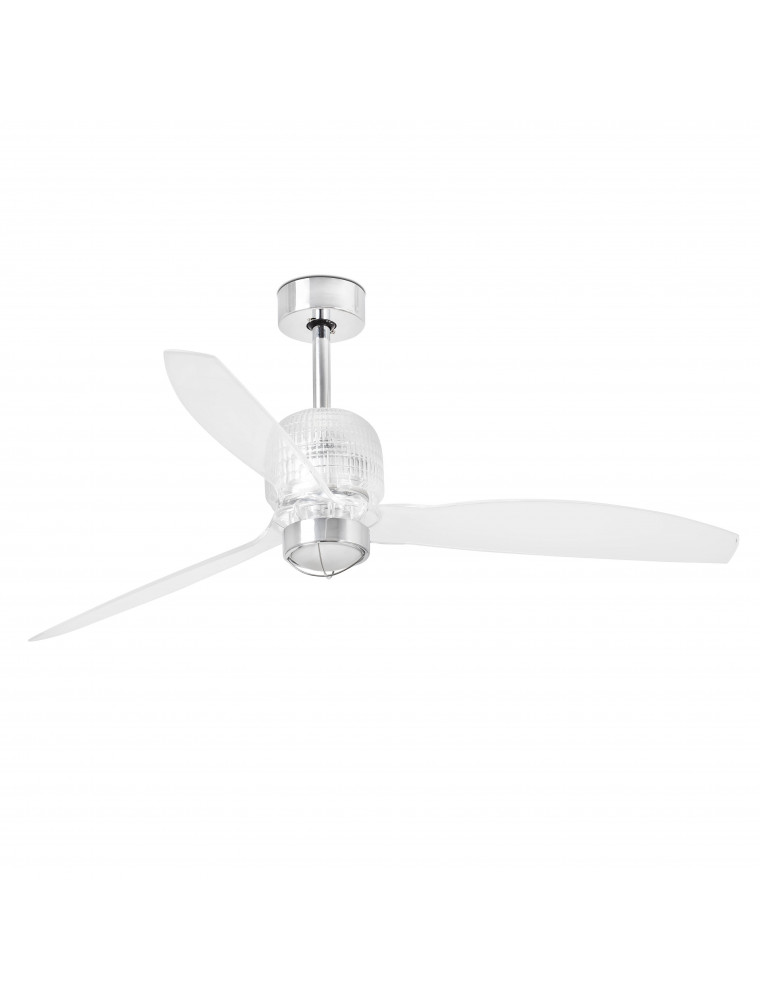 DECO FAN LED, Ventilatore con luce, Faro Barcelona