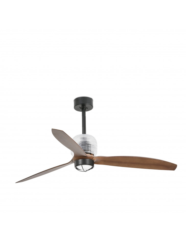 DECO FAN LED, Ventilatore con luce, Faro Barcelona