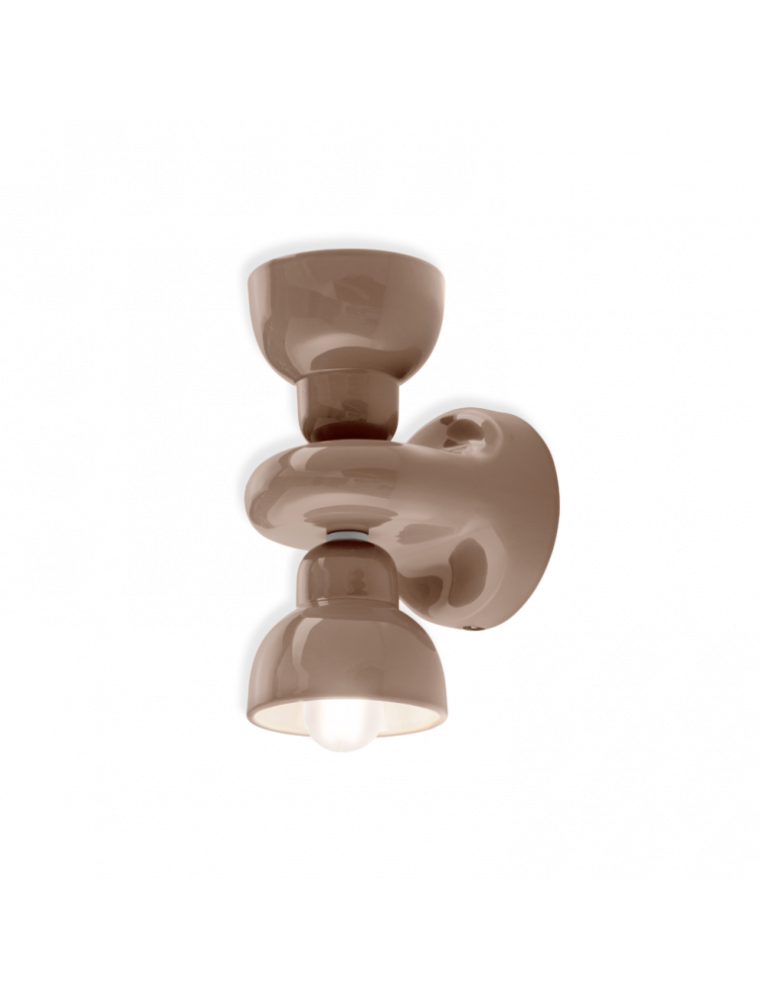 Berimbau c2601, Applique 2 luci, Ferroluce Berimbau c2601, Applique 2 luci, Ferroluce