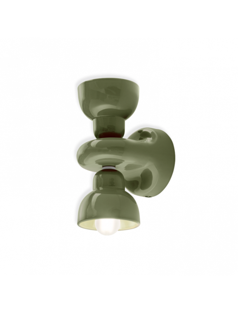 Berimbau c2601, Applique 2 luci, Ferroluce Berimbau c2601, Applique 2 luci, Ferroluce