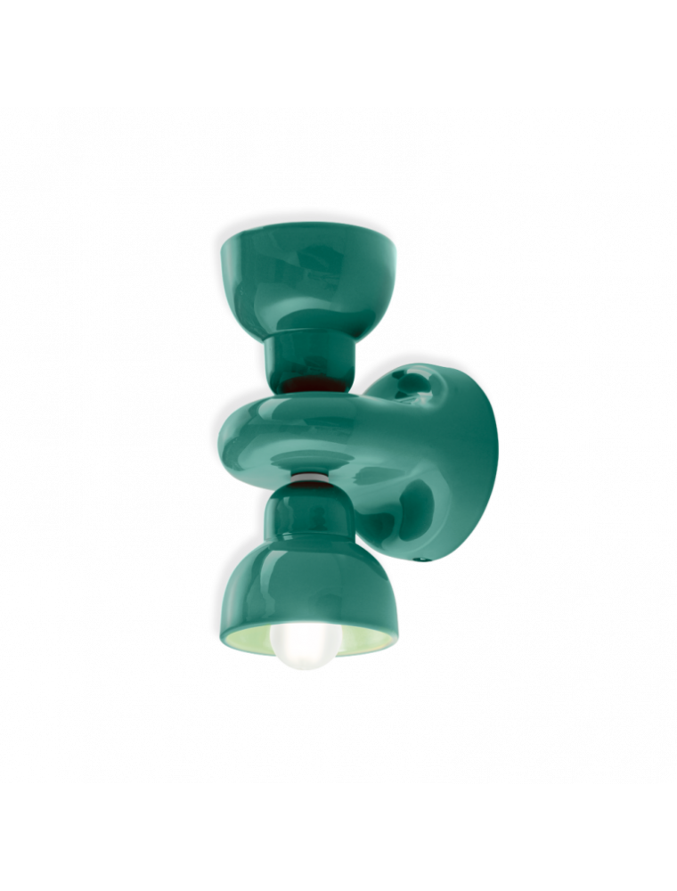 Berimbau c2601, Applique 2 luci, Ferroluce Berimbau c2601, Applique 2 luci, Ferroluce