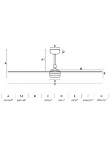 PUNT, Ventilatore con luce, Faro Barcelona