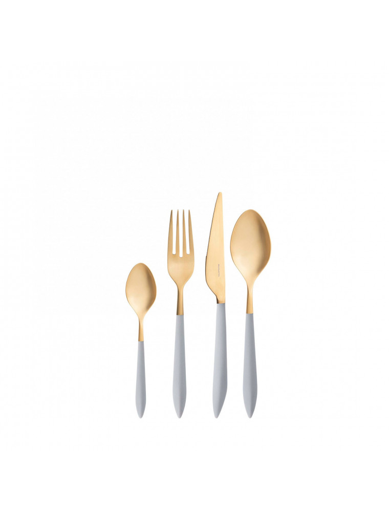 Ares oro, Set Posate 24 pz, Scatola Gallery, Casa Bugatti