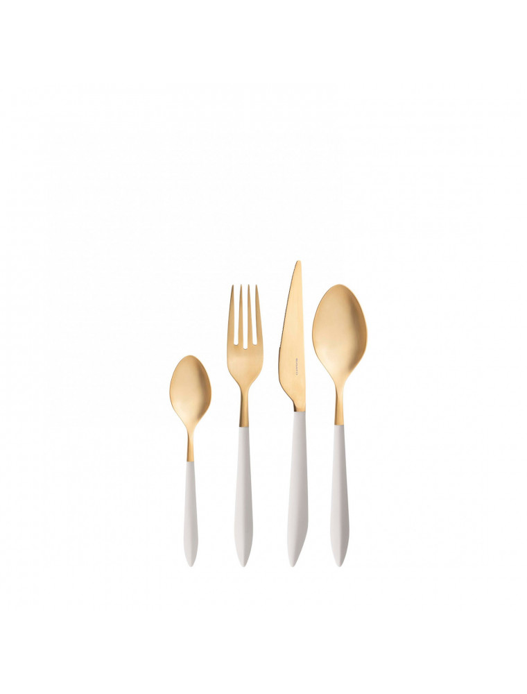 Ares oro, Set Posate 24 pz, Scatola gallery, Casa Bugatti