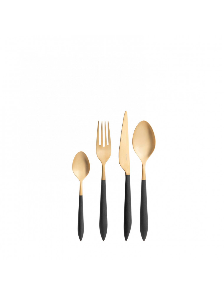 Ares oro, Set Posate 24 pz, Scatola Gallery, Casa Bugatti Ares oro, Set Posate 24 pz, Scatola Gallery, Casa Bugatti