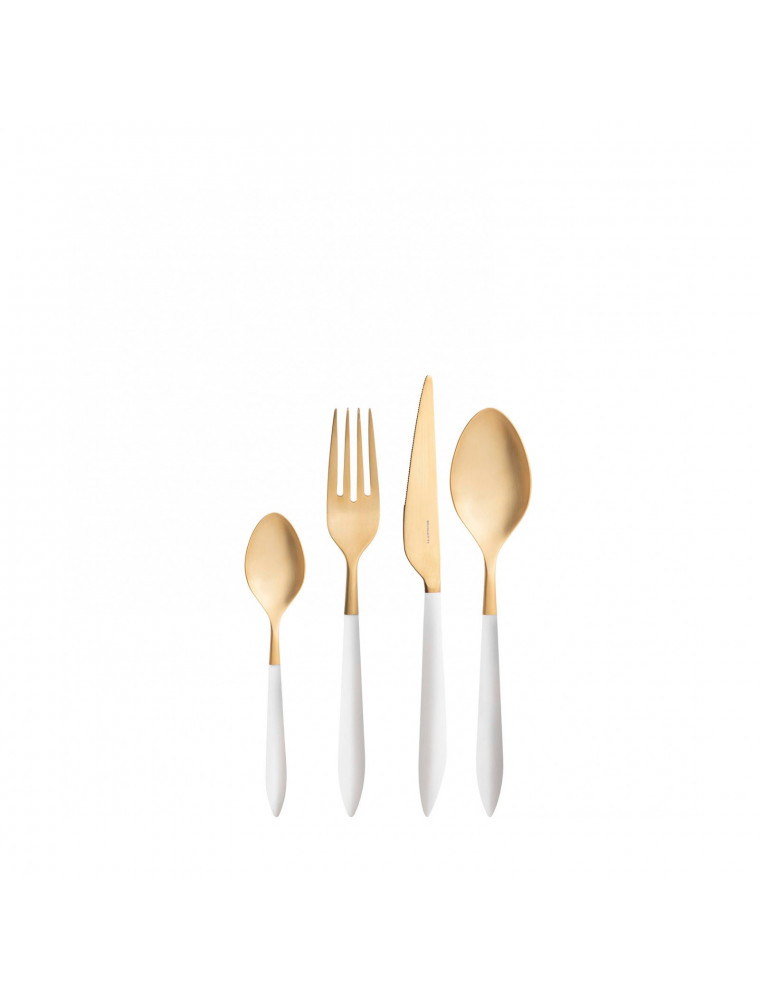 Ares oro, Set Posate 24 pz, Scatola gallery, Casa Bugatti