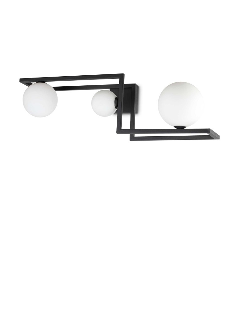 Angolo pl3, Plafoniera, Ideal Lux