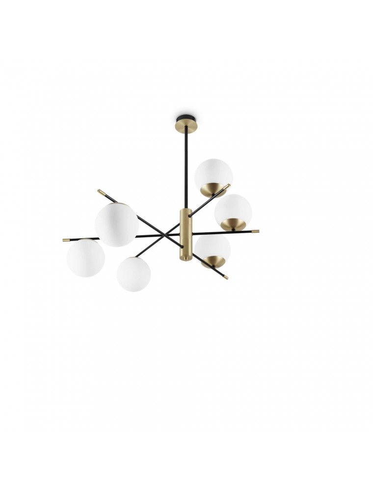 Gourmet pl6, Sospensione 6 luci, Ideal Lux Gourmet pl6, Sospensione 6 luci, Ideal Lux