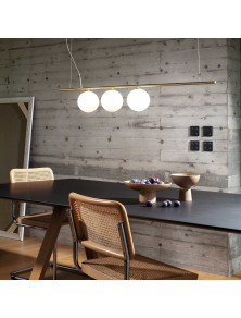 Perline sp3, Sospensione 3 luci, Ideal Lux