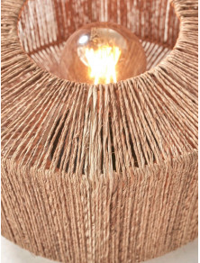 IGUAZU 3016, Lampadaire en Jute et Bambou pour Intérieur, Good&Mojo