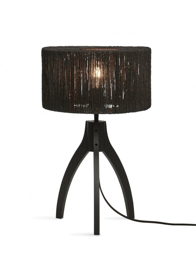 IGUAZU 3016, Lampe de Table en Bambou et Jute pour Intérieur, Good&Mojo