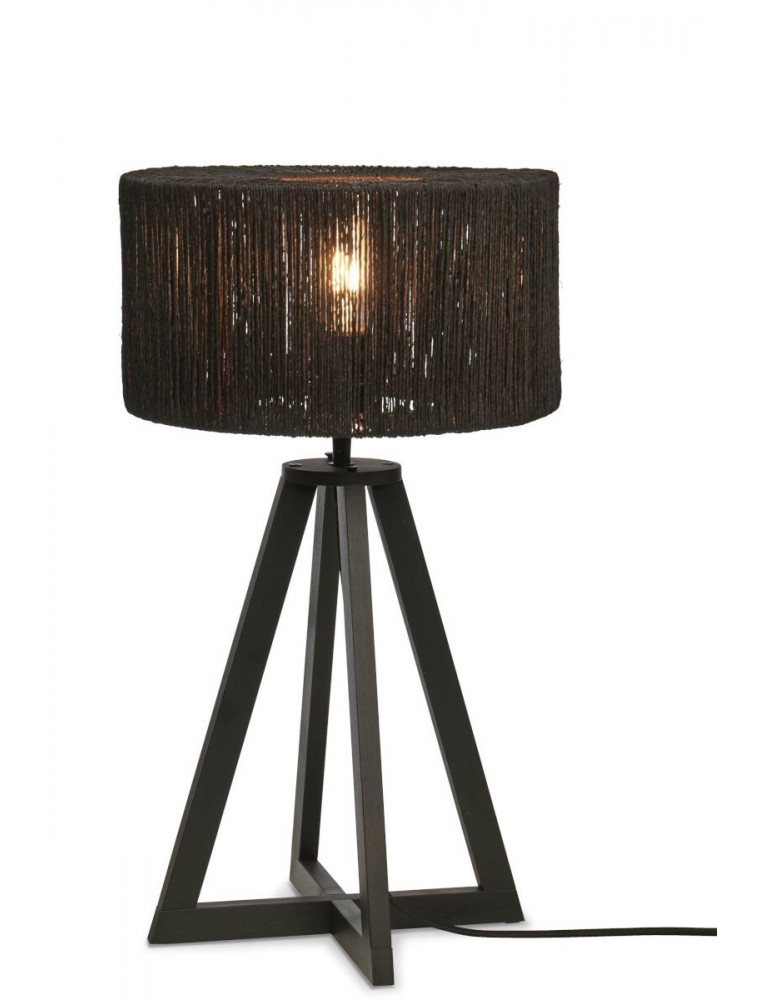 IGUAZU 3016, Lampe de Table en Bambou et Jute pour Intérieur, Good&Mojo