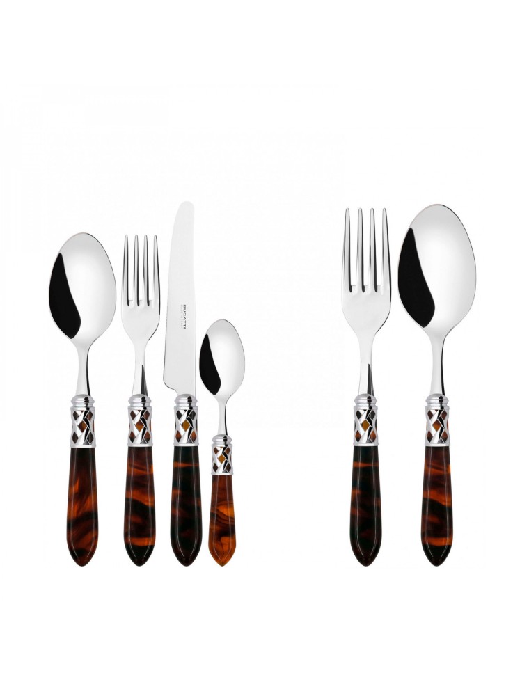 ALADDIN Chrome Ring, Cutlery Set 50 pcs, Gallery Box, Casa Bugatti