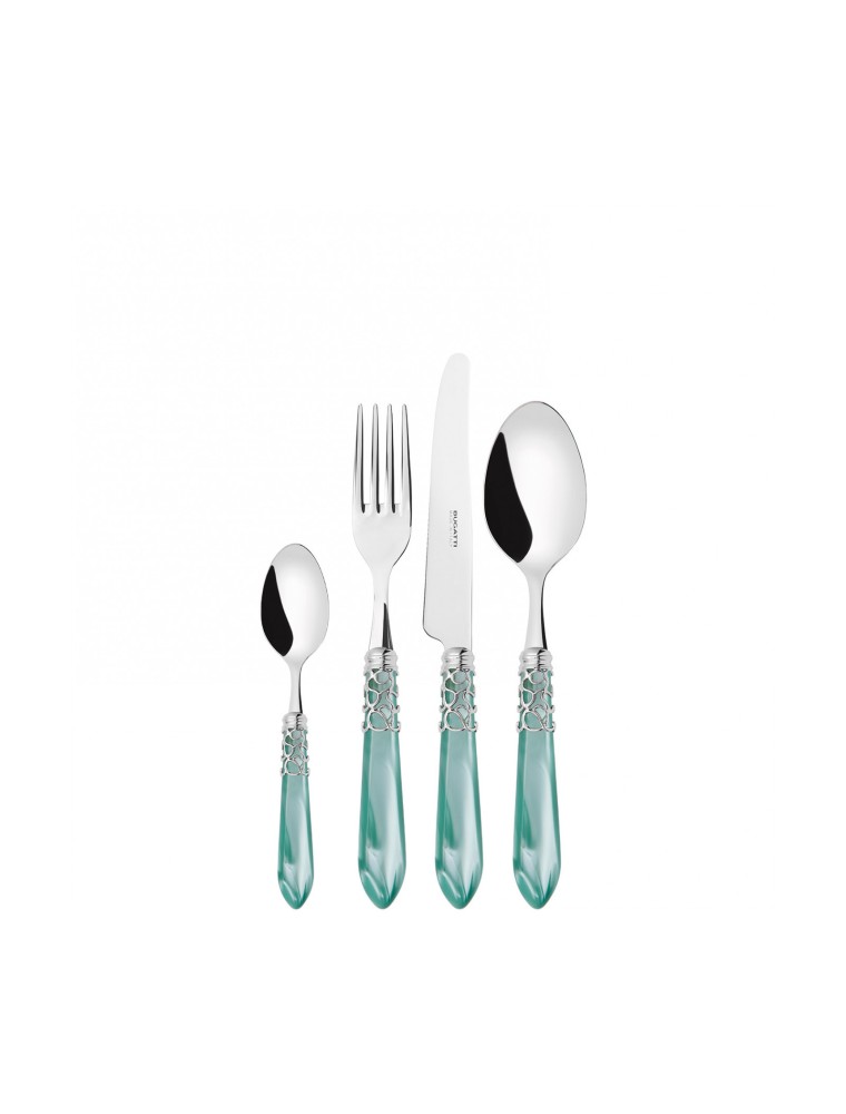 MELODIA Chrome Ring, Cutlery Set 24 Pcs, Gallery Box, Casa Bugatti