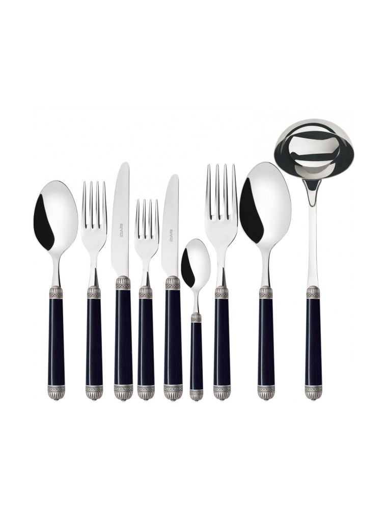 DORICO antieke zilveren ring, bestekset 75-delig, galeriedoos, Casa Bugatti