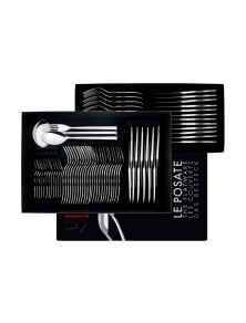 PORTOFINO, Posate Set 75 Pz, Box Gallery, Casa Bugatti