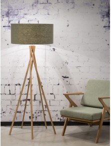 KILIMANJARO 6030, Candeeiro de pé de bambu para interior, Good&Mojo