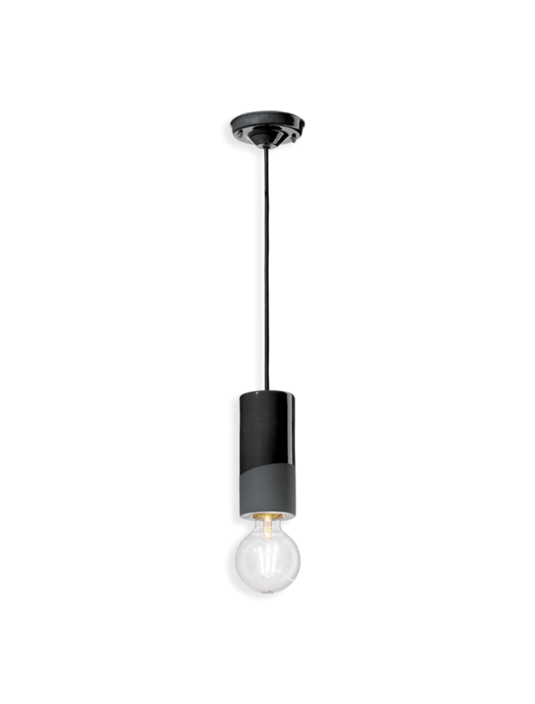 DECO' PI C2501, Lampe de suspension en céramique, Ferroluce