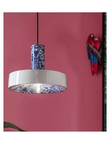 PI C2502, Ceramic Suspension Ceiling Lamp, Ferroluce