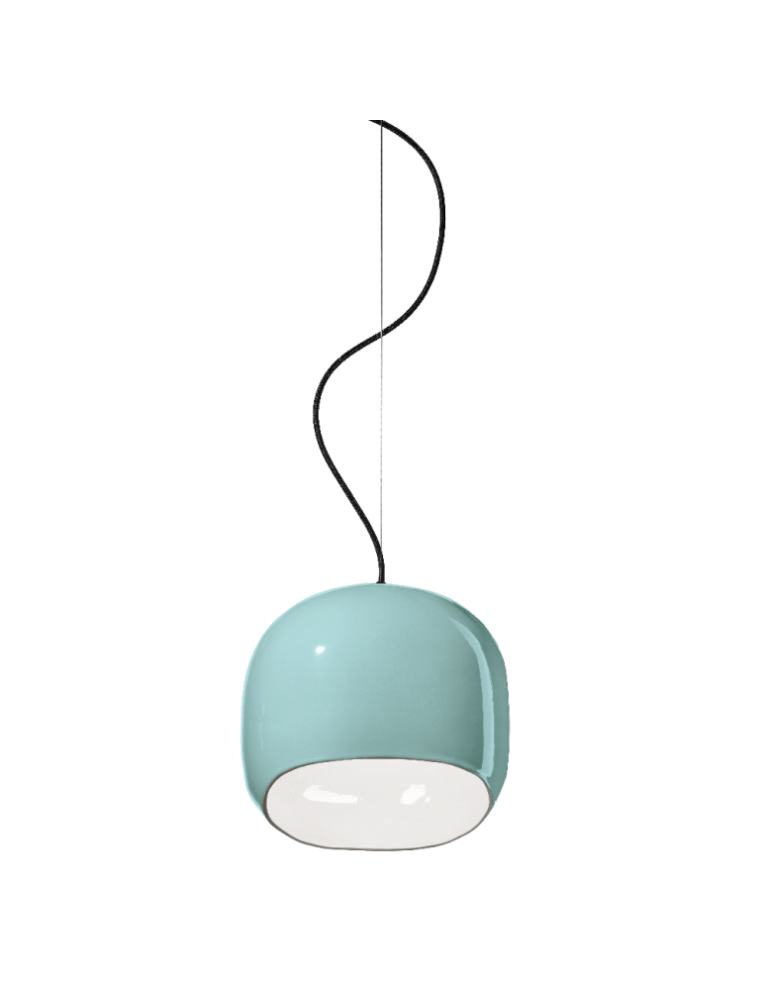 DECO 'AYRTON C2550, Lâmpada de suspensão cerâmica, Ferroluce