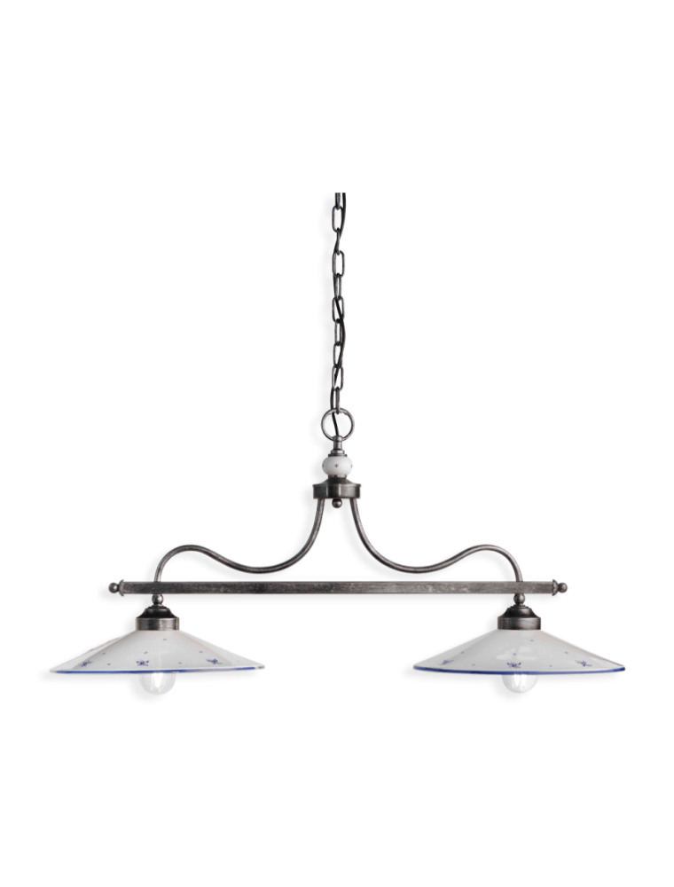 CLASSIC ASTI C158-38, Lampe suspension avec Bilance en céramique, Ferroluce