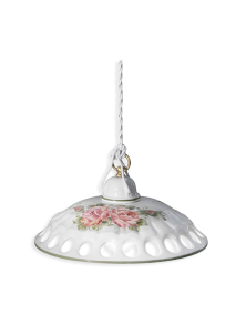 CLASSIC NAPOLI C371-42, Ceiling Lamp Suspension in Ceramic, Ferroluce
