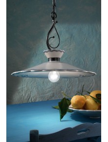 CLASSIC RAVENNA C927, Ceiling Lamp Suspension in Ceramic, Ferroluce