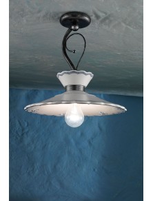 C929, Lampe de plafond en céramique, Ferroluce