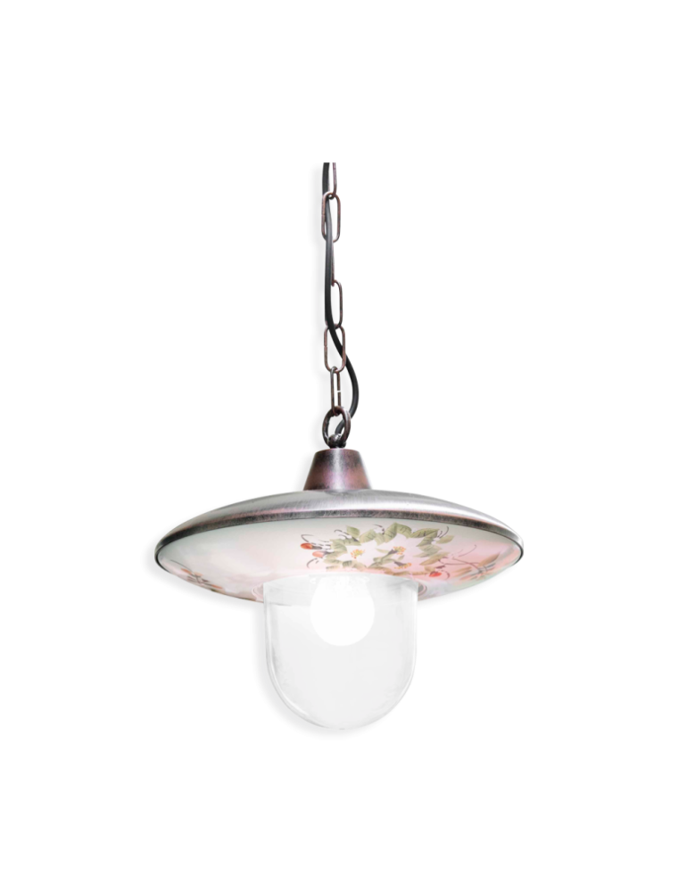 CLASSIC LATINA A294-56, Ceiling Lamp Suspension in Ceramic, Ferroluce