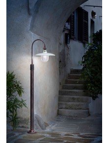 CLASSIC CAMPOBASSO A344-04, Ceramic Street Lamp Floor Lamp, Ferroluce