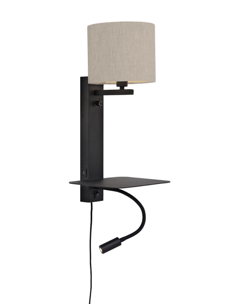 FLORENCE, Applique in Metallo con Mensolina per Interni,  It's About Romi