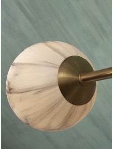 CARRARA 3, Glass Suspension Effetto Marmo for Interior, It's About RoMi