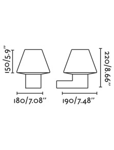 MISTU, Applique d'extérieur, Faro Barcelona