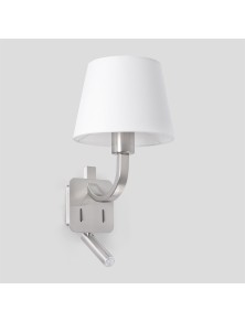 ESSENTIAL, Wall Lamp with LED Reader for Indoors, Faro Barcelona