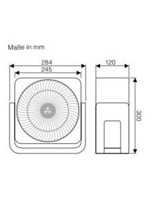 AIROS CIRCUBOX, Ventilatore da Tavolo, CasaFan