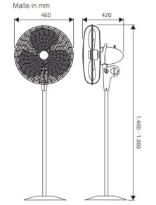 GORDON C40, ventilateur de sol, Vortice
