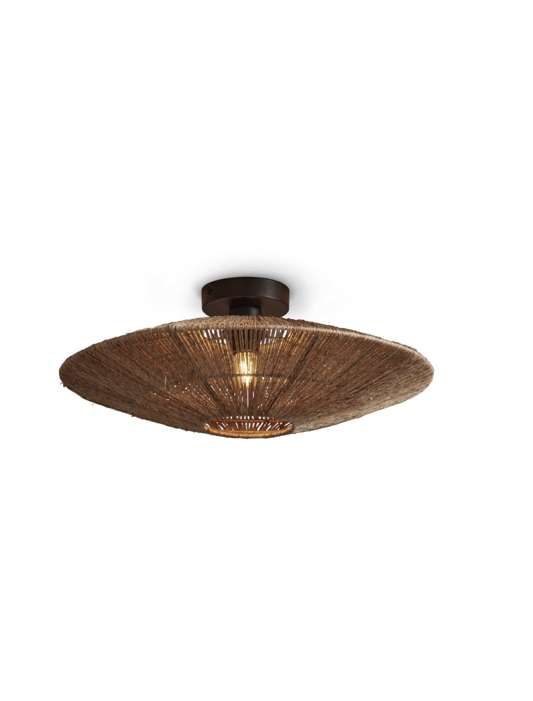 IGUAZU 5514, Jute plafondlamp voor interieur, Good&Mojo