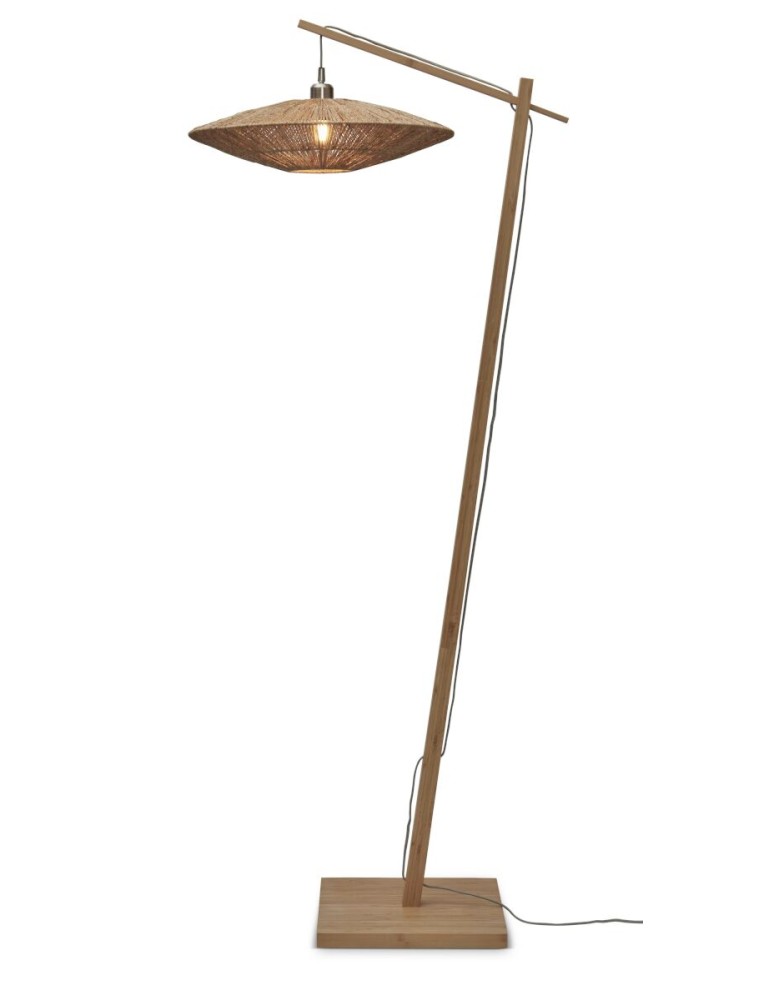 IGUAZU 5514, Vloerlamp in bamboe en jute voor interieur, Good&Mojo