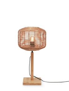 TANAMI T25 2520, Lampe de table en bambou pour l'intérieur, Good&Mojo