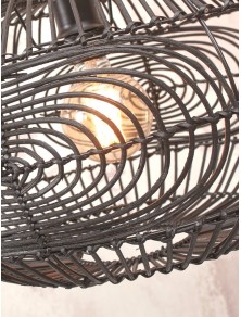 MADEIRA 48, ovale rotan plafondlamp voor interieur, Good&Mojo