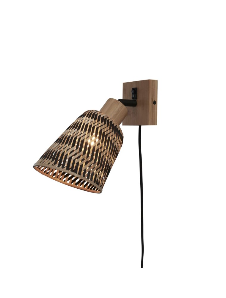 JAVA 15, Bamboe wandlamp voor interieur, Good&Mojo